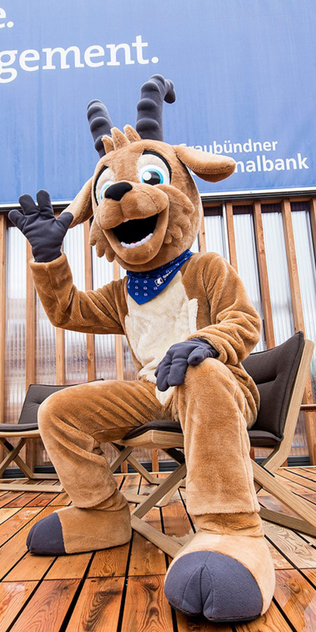GKB-Maskottchen Cornell (© GKB) GKB-Maskottchen Cornell