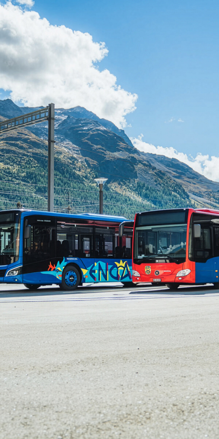engadin mobil - RhB, PostAuto, Engadin Bus