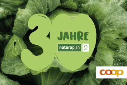 Logo 30 Jahre Coop Naturaplan Logo 30 Jahre Coop Naturaplan