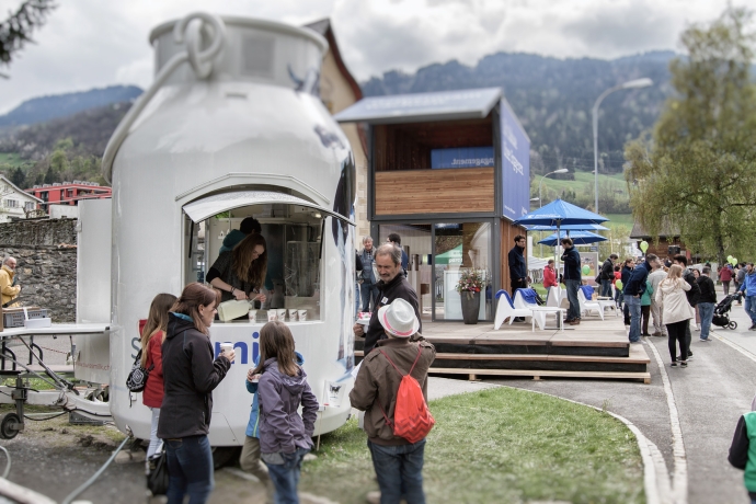Die Milchbar ist vor allem bei den Kindern beliebt. (© Ziit-la.ch) Die Milchbar ist vor allem bei den Kindern beliebt.