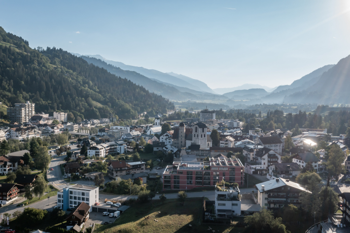 Ilanz die erste Stadt am Rhein