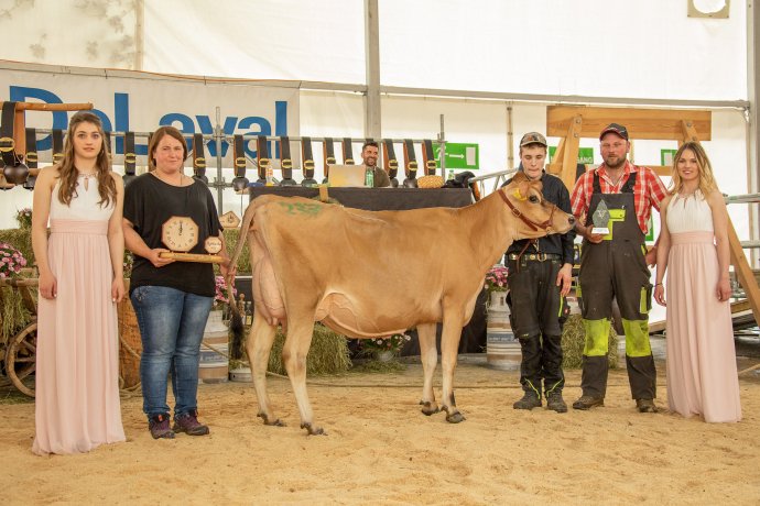 Schöneuter Jersey agrischa 2023 Ilanz (© Braunvieh Schweiz) Schöneuter Jersey agrischa 2023 Ilanz
