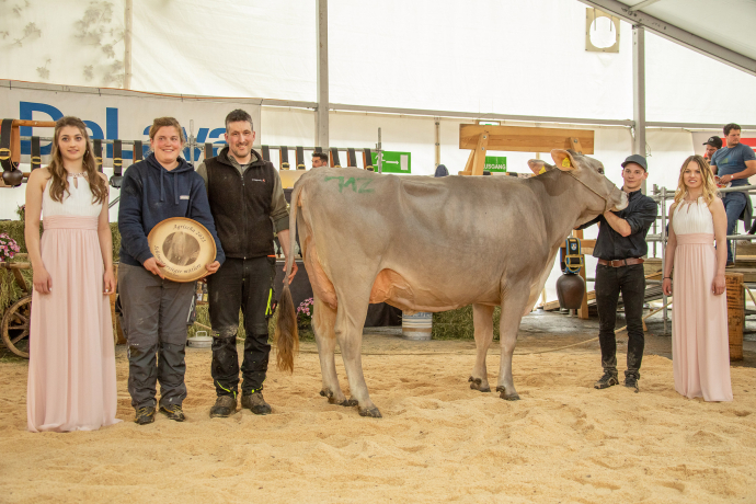 Schöneuter Mittlere agrischa 2023 Ilanz (© Braunvieh Schweiz) Schöneuter Mittlere agrischa 2023 Ilanz