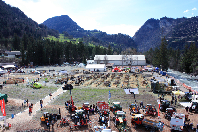Blick zurück: Festgelände agrischa Grüsch 2012