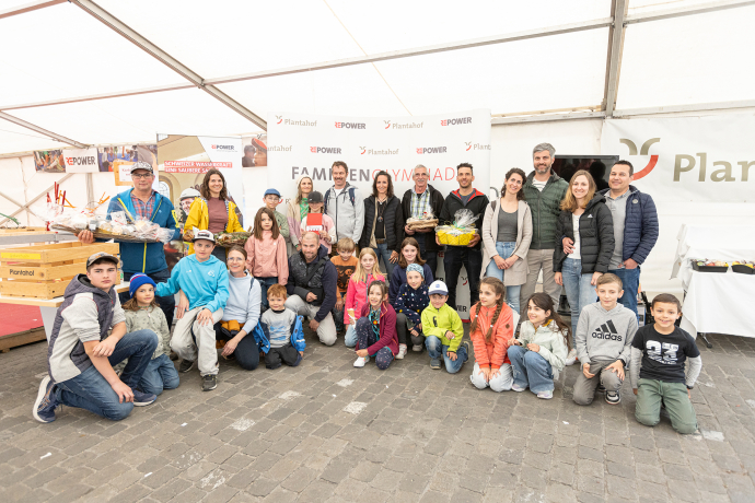 Podest Familienolympiade agrischa 2025 Sonntag