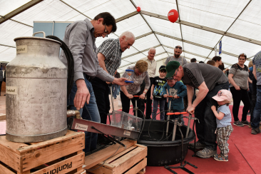 Familienolympiade: Pumpen bis die Arme brennen!