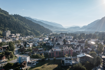 Ilanz die erste Stadt am Rhein